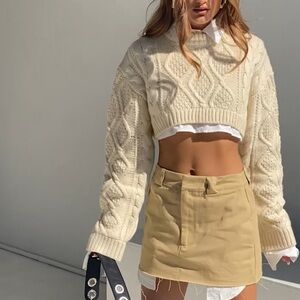 Lioness Fashion Sonny Knit Top in Ivory